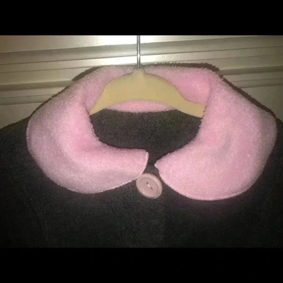 KIDS FASHION FLEECE PINK/GREY COAT SIZE 4 - Picture 3 of 6